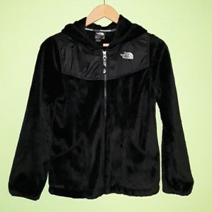 North face girl jacket black